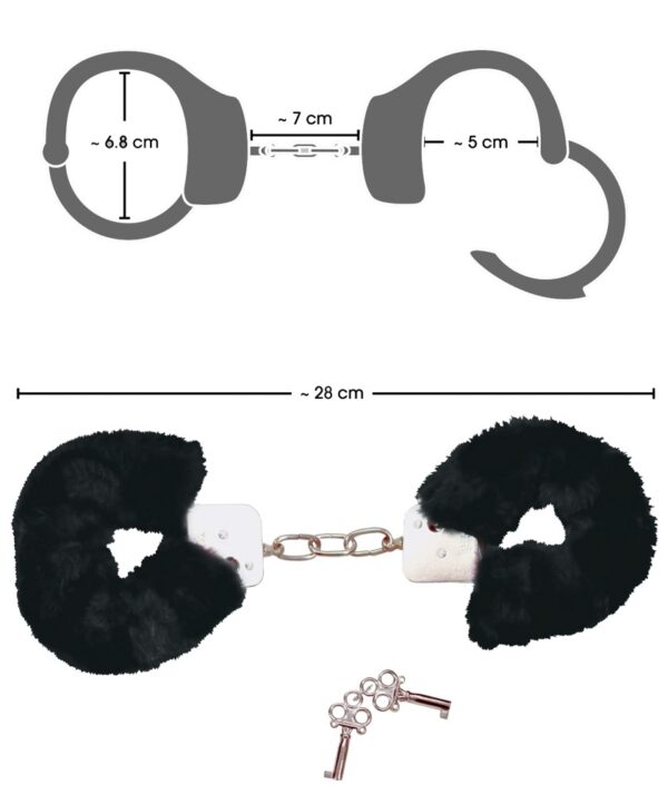 Handcuffs black - obrazek 4