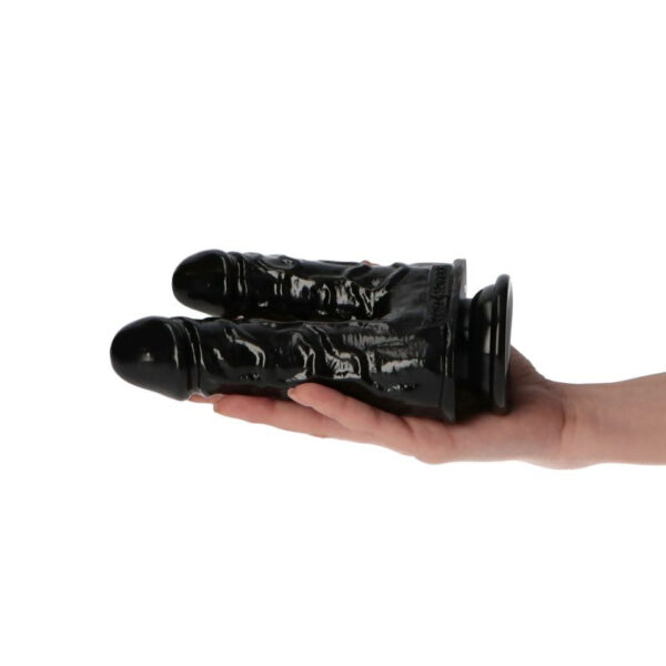Dildo doppio  Caino e Abele Black - obrazek 4