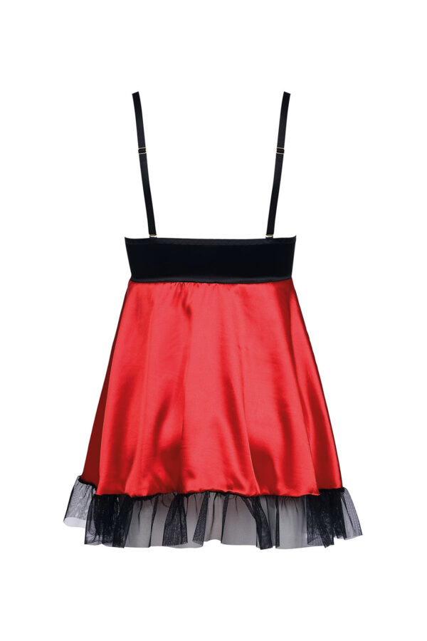Bielizna  Lisbeth XXL/XXXL ( Czerwona halka) - obrazek 4