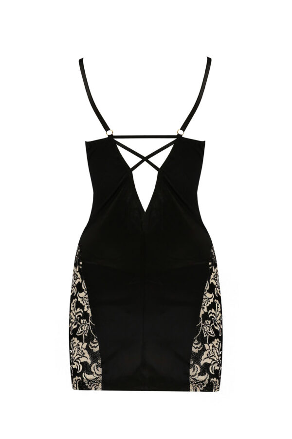Bielizna VICTORIA CHEMISE black L/XL   Casmir - obrazek 4