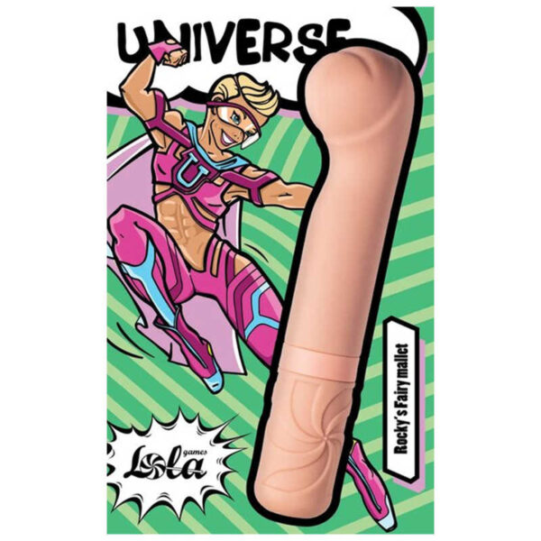 Rechargeable Mini Vibrator Universe Rockys Fairy Mallet Beige - obrazek 4