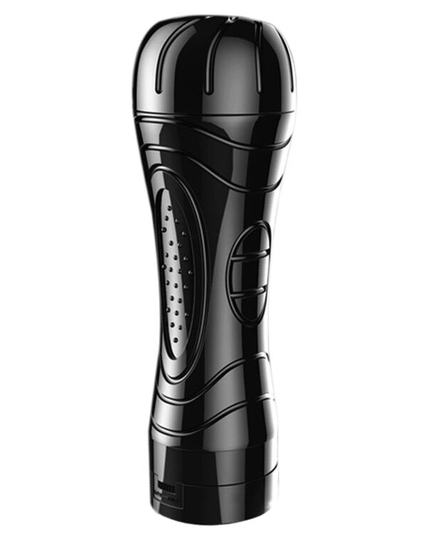 Quickes Pro   Vibrating masturbator + 3 pack cockring - obrazek 4