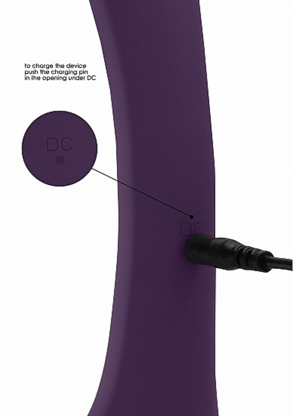 Wibrator Nilo   Pinpoint Rotating G spot Rabbit   Purple - obrazek 3