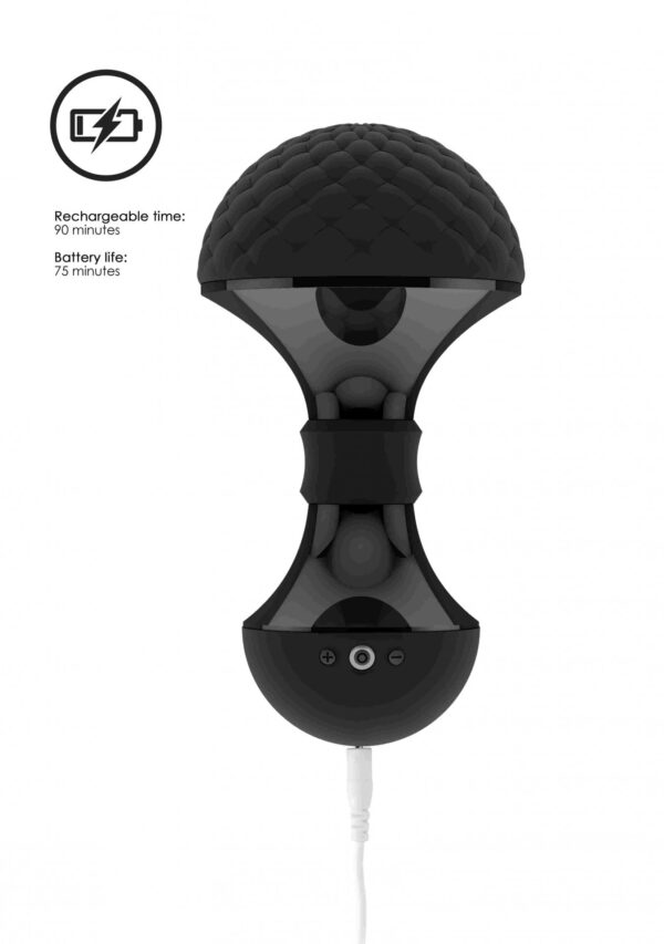 Enoki   Bendable Massager   Black - obrazek 3