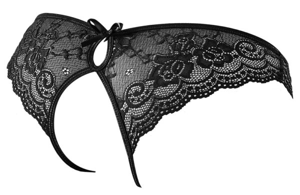 Crotchless Lace Briefs L - obrazek 4