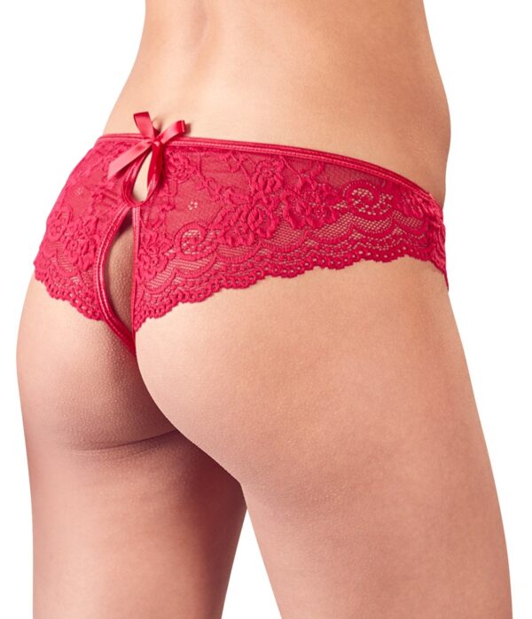 Lace Briefs Crotchless S - obrazek 4