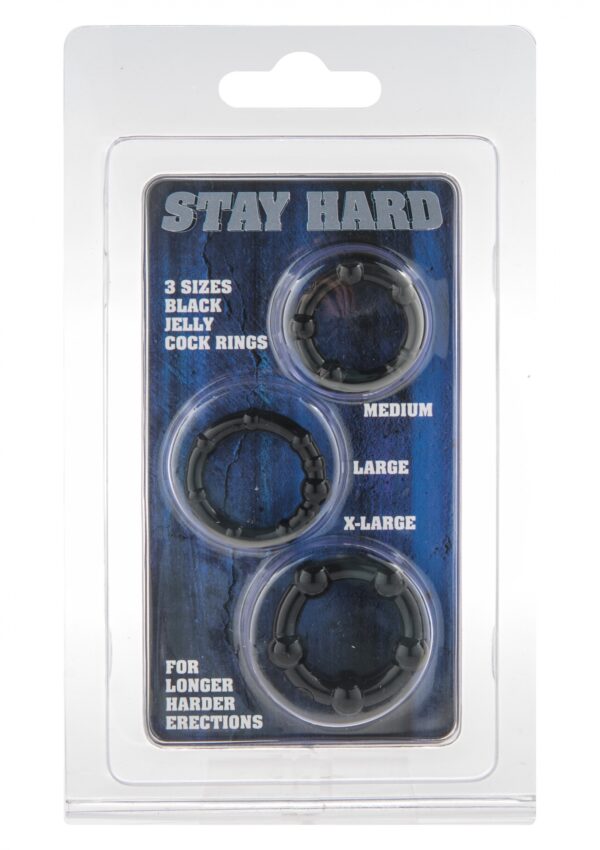 Stay Hard   Three Rings Black - obrazek 4