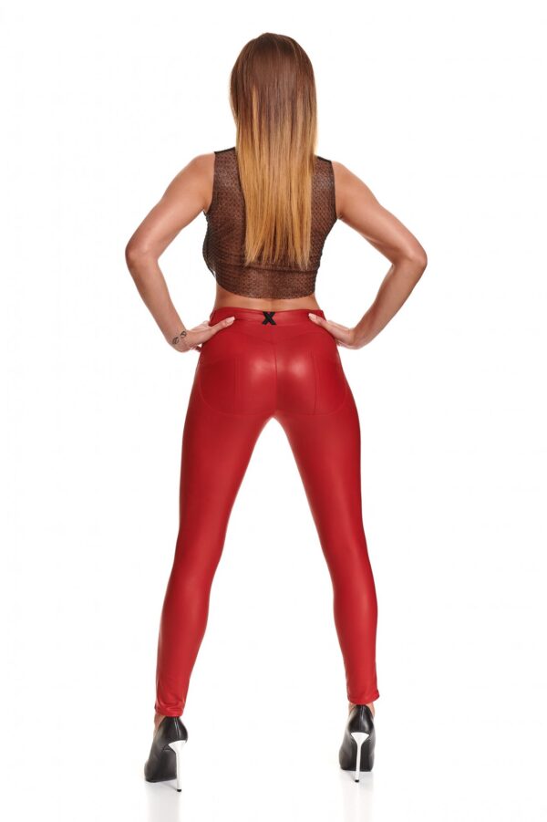Bielizna   BRLIDIA001 legginsy czerwone rozmiar XXL - obrazek 4