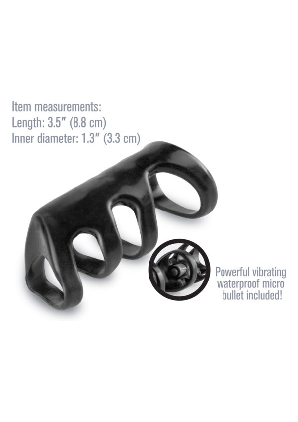 FX Vibrating Power Cage Black - obrazek 4
