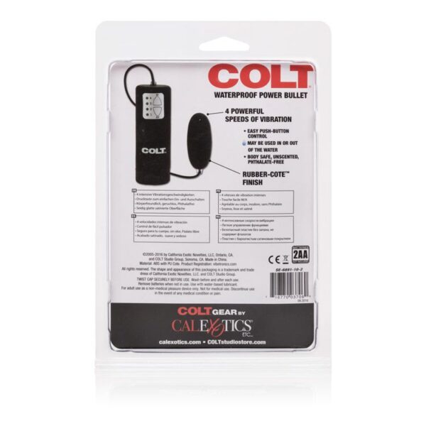 COLT Waterproof Power Bullet Black - obrazek 4