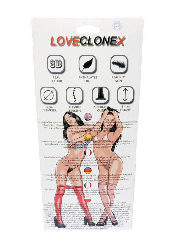Dildo POSEJDON LOVECLONEX 7,5 flexible - obrazek 4