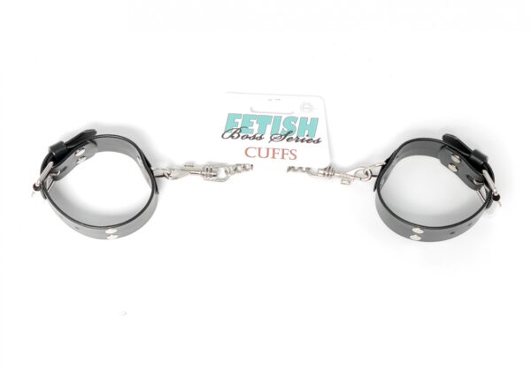 Fetish B   Series Handcuffs with studs 3 cm - obrazek 4
