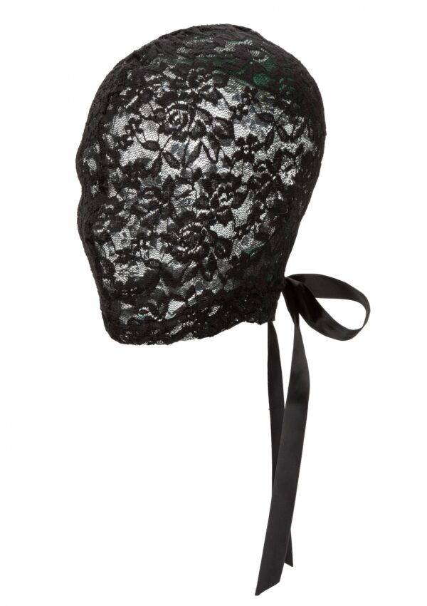 Scandal Corset Lace Hood Black - obrazek 4