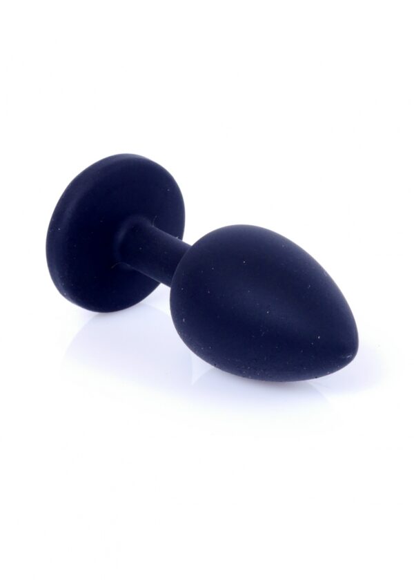 Plug Jewellery Black Silicon PLUG Small  Pink Diamond - obrazek 4
