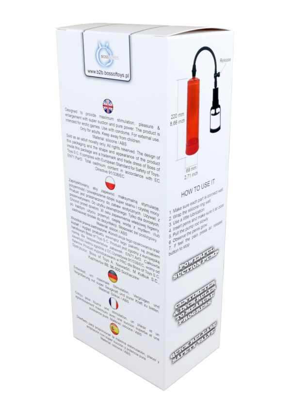 Pompka Powerpump MAX   Red - obrazek 4