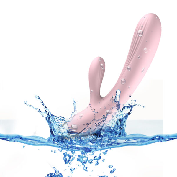 Wibrator  B    Series, Silicone Vibrator Pink USB 10 Function / Heating - obrazek 4
