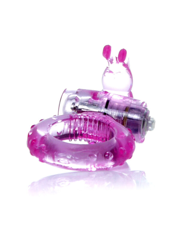 Pierścień Rabbit Vibro CockRing Pink - obrazek 4