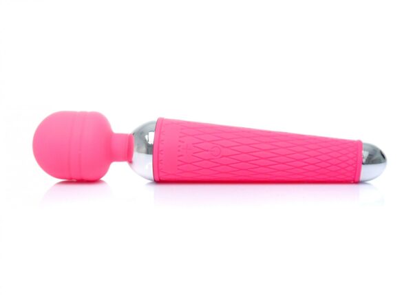 Stymulator Power Massager Wand USB Pink 10 funkcji - obrazek 4