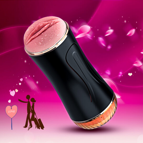 Masturbator Vibrating Masturbation Cup USB 10 function + Interactive Function / Double Ends - obrazek 4