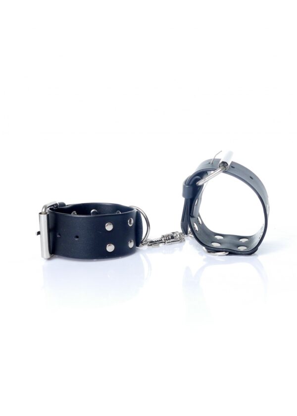 Fetish B   Series Handcuffs with studs 4 cm - obrazek 4