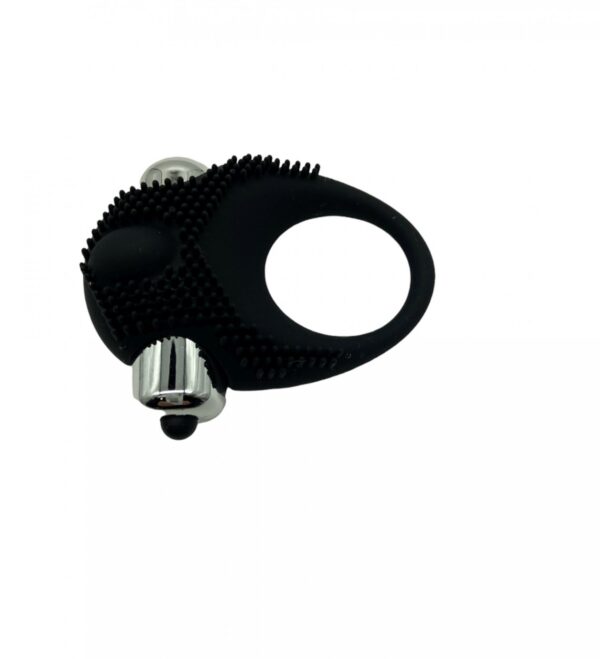 Turbo 03 black vibrating cockring - obrazek 4