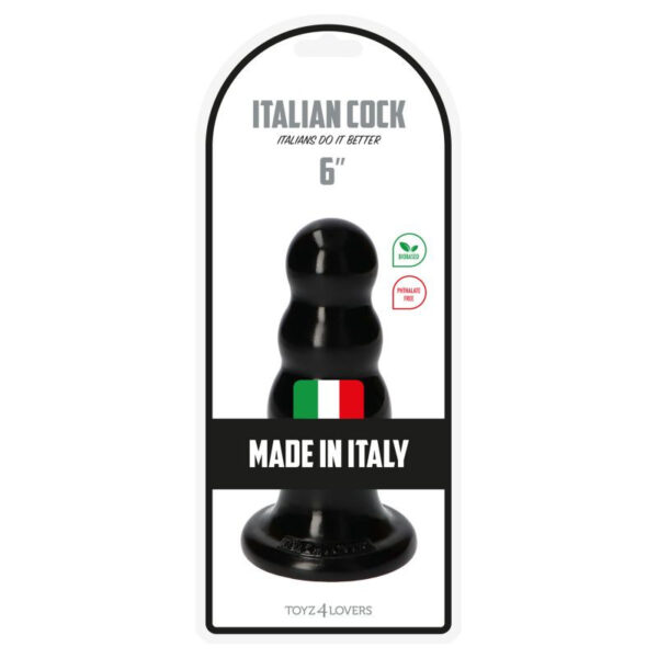 Dildo Italian Cock 6Black - obrazek 4