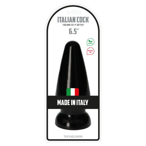 Plug Italian Cock 6.5Black - obrazek 4