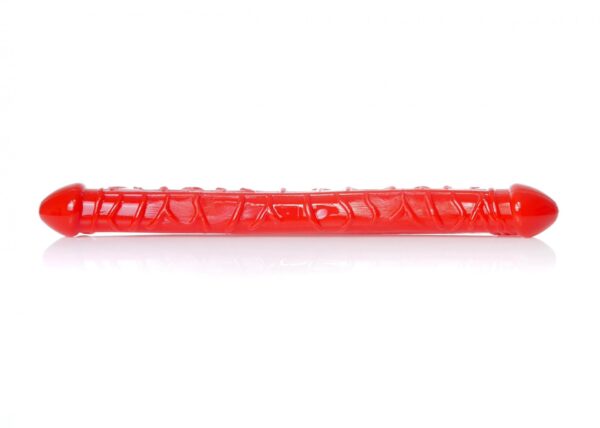Dildo Flexible Double Dong   Red - obrazek 4