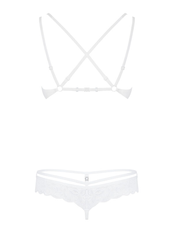 Bielizna 860 SET 2 komplet 2 częściowy biały  S/M - obrazek 4