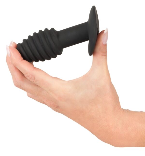 Black Velvets Twist butt plug - obrazek 4