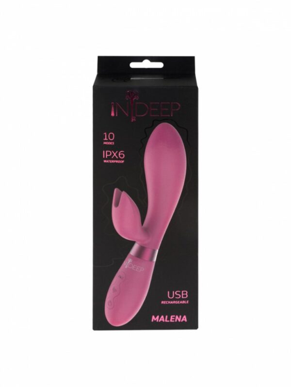Wibrator Rechargeable Vibrator Indeep Malena Magenta - obrazek 4