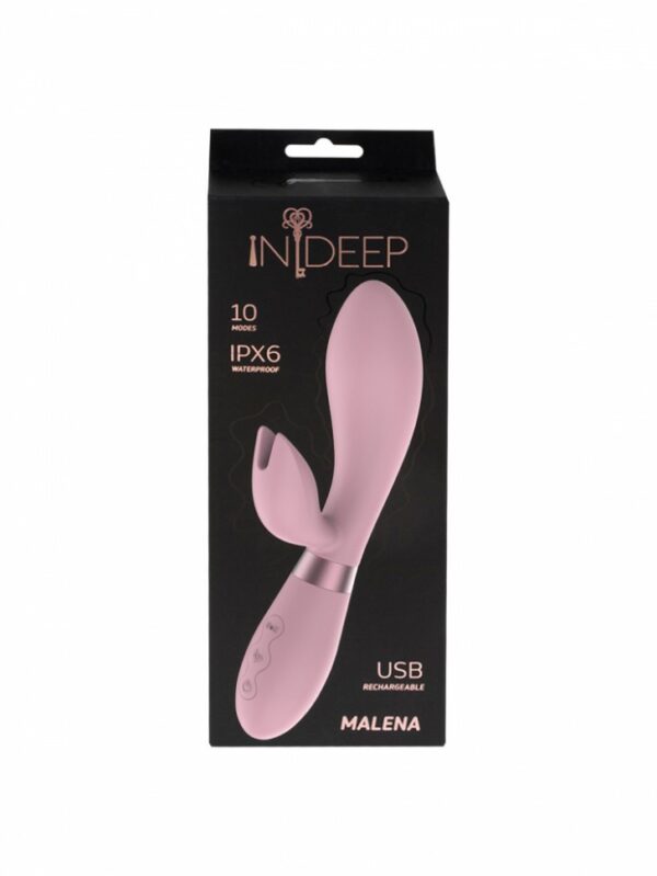 Wibrator Rechargeable Vibrator Indeep Malena Pink - obrazek 4