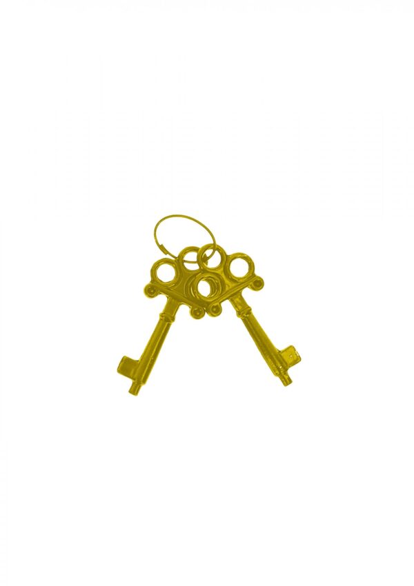 Metal Handcuffs Gold - obrazek 4