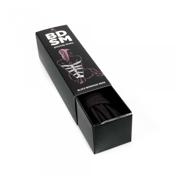 Wiązania Black Bondage Rope BDSM - obrazek 4