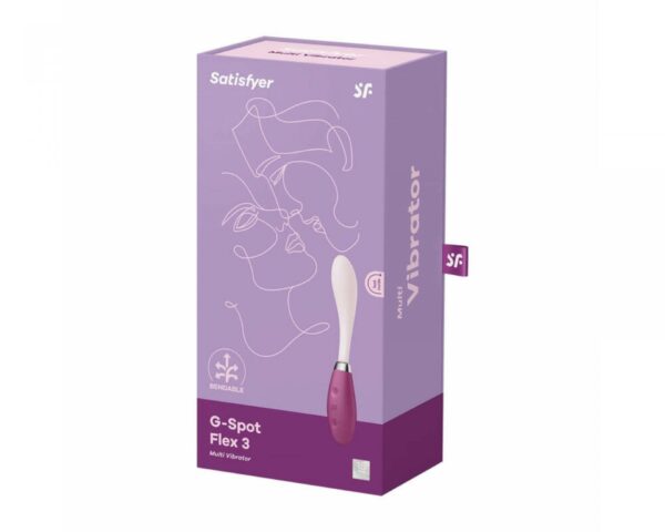 Wibrator G Spot Flex 3 (Red) - obrazek 4