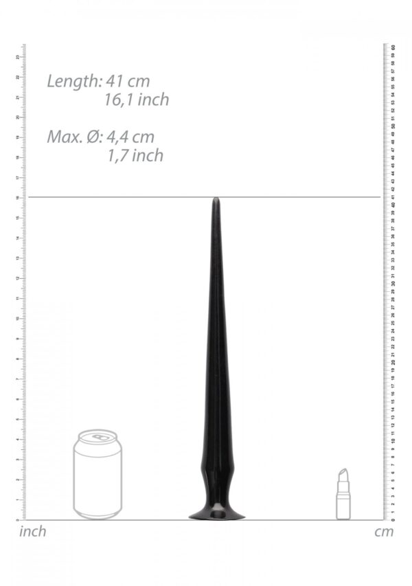 Ass Spike Dildo   42 cm   Black - obrazek 4