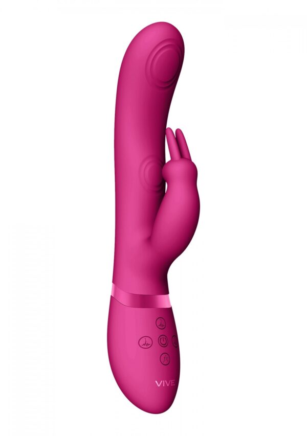 May   Pulse Wave & C spot & G Spot Rabbit   Pink - obrazek 4
