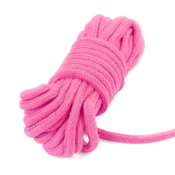 10 meters Fetish Bondage Rope Pink - obrazek 4