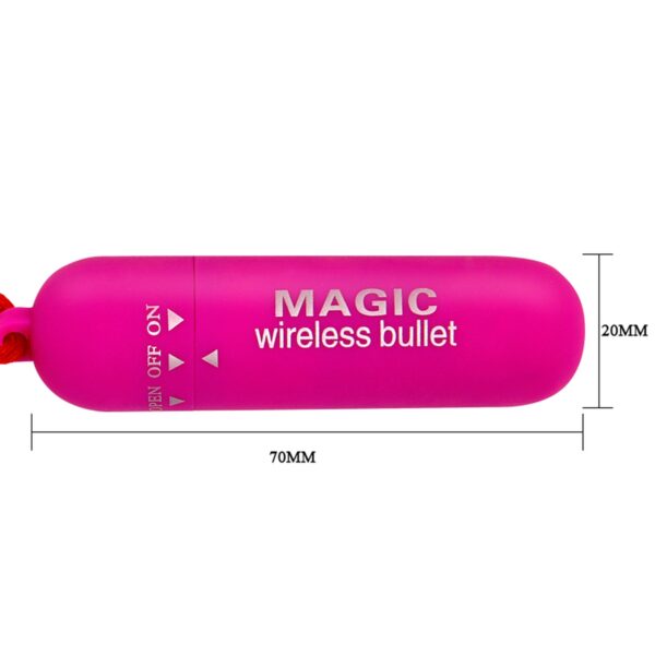 BAILE  Magic wireless bullet Vibration - obrazek 4