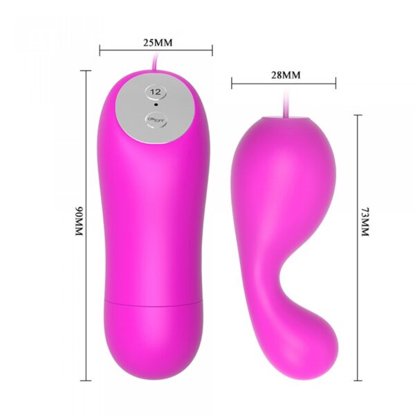 BAILE  Mini love eggs, 12 vibration functions - obrazek 4