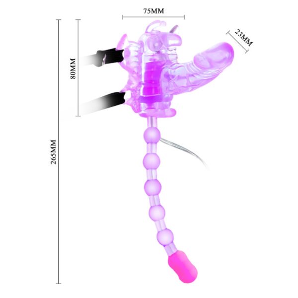 BAILE  BUTTERFLY, 7 vibration functions - obrazek 4