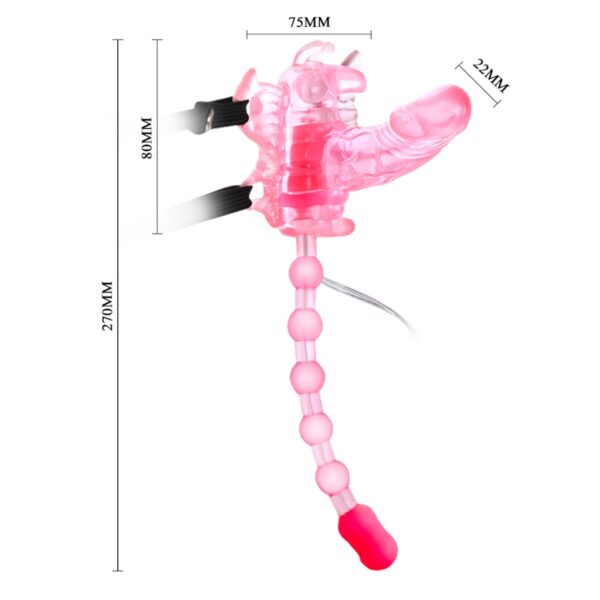 BAILE  BUTTERFLY, 7 vibration functions - obrazek 4
