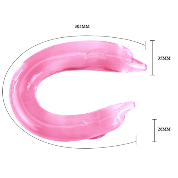 BAILE  DOUBLE DOLPHIN, Bendable pink - obrazek 4
