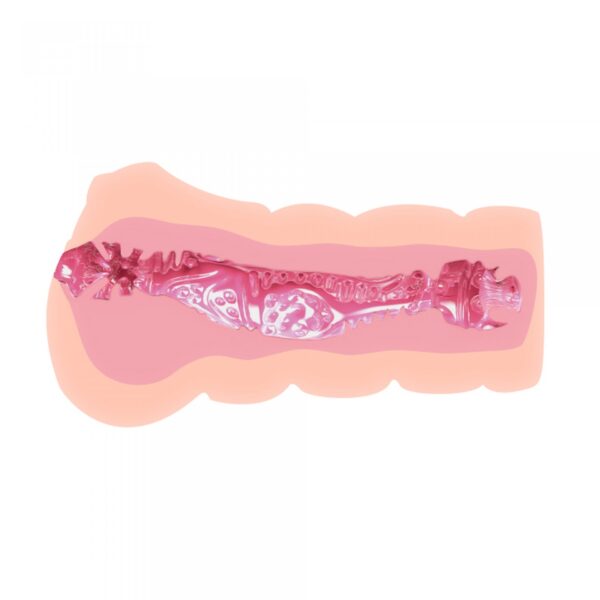 CRAZY BULL  REALISTIC 3D VAGINA, Water lubricant - obrazek 4