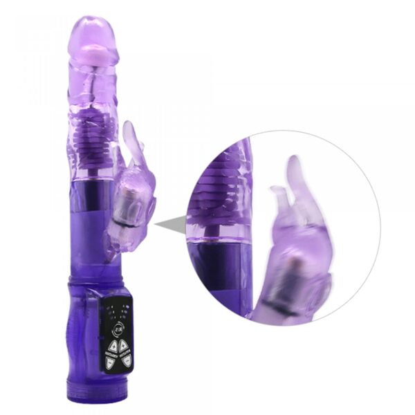 BAILE  HAPPY RABBIT, 3 vibration functions 3 waving modes - obrazek 4