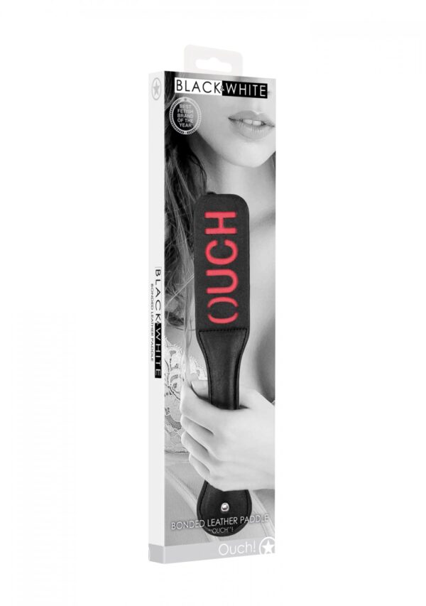 Bonded Leather Paddle Ouch - obrazek 4