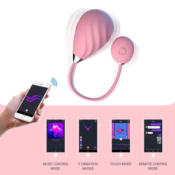 Magic Motion   Magic Sundae App Controlled Love Egg Pink - obrazek 4