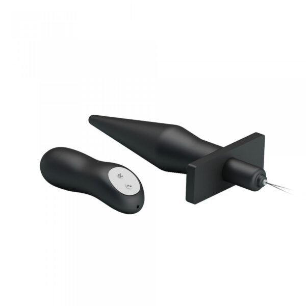 BAILE   BUTT PLUG, 20 vibration functions Wireless remote control - obrazek 4