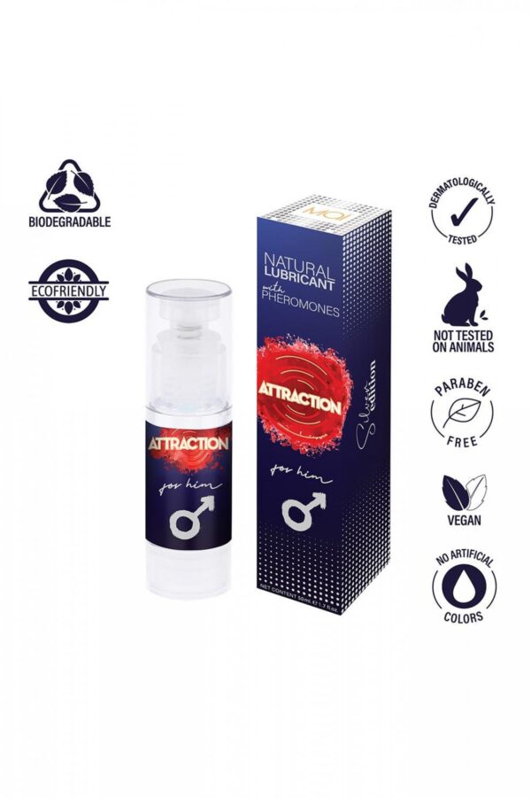 LUBRICANT WITH PHEROMONES ATTRACTION FOR HIM 50 ML - obrazek 4