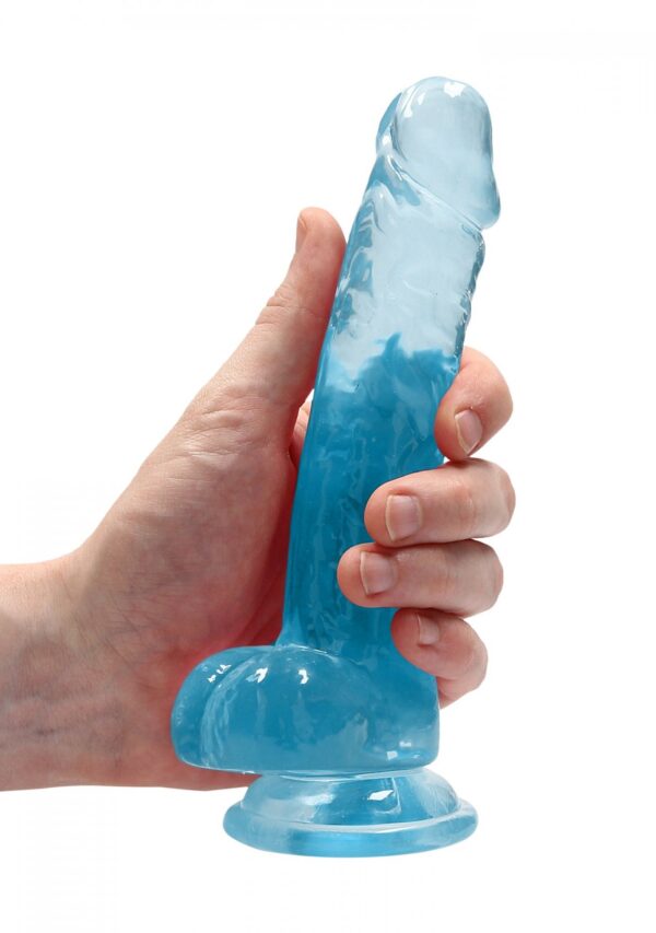 Realistic Dildo with Balls   7/ 19 cm - obrazek 4